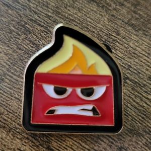 3/$20 - 4/$25 - 5/$30 - Disney Pin - Anger Character Pin (Pixar - Inside Out)